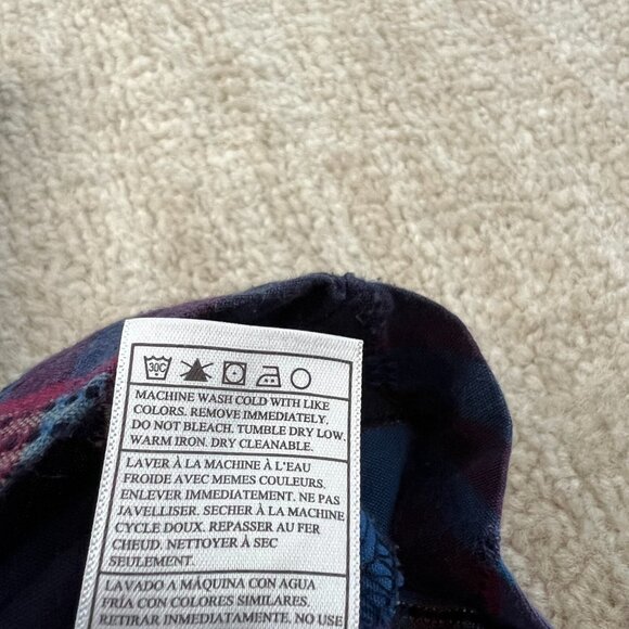 Hurley Cotton Plaid Camisole Summer Blouse Top S - Picture 9 of 9